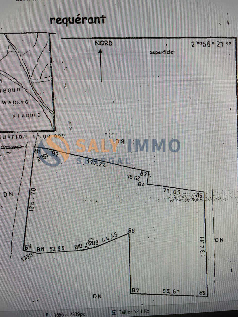 Terrain de 25 857 m² à Ngaparou — réf. TNG187 — photo 2