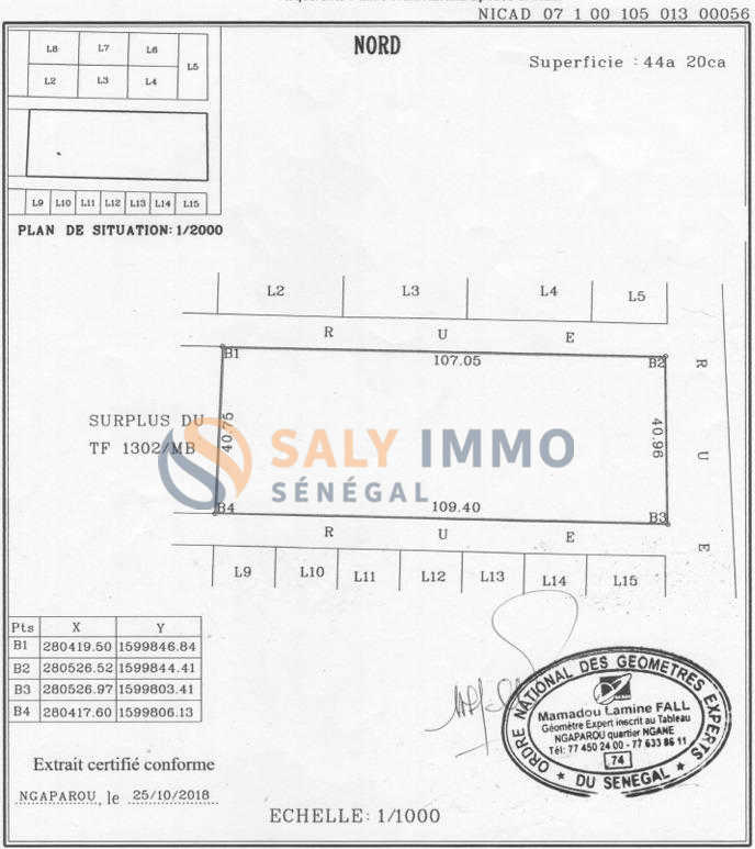 Terrain À vendre à Ngaparou — réf. TNG206 — photo 2